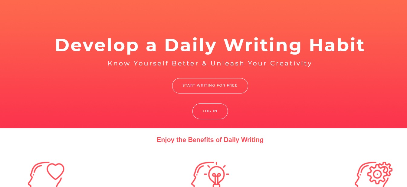 write every day